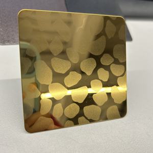 Çelik levha ayna rengi dekoratif Panel Metal duvar paneli için kazınmış paslanmaz paslanmaz çelik dekoratif levha - Product Image 4