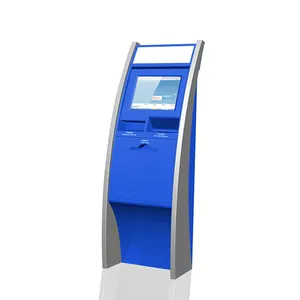 Barkod tarayıcı ile otomat ve fotoğraf kabini makine dayanıklı ince kiosk ATM makinesi