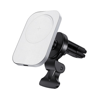 Chargeur de voiture sans fil magnétique en alliage d'aluminium 15W à <span class=keywords><strong>charge</strong></span> rapide, rotatif à 360° avec port Type-C pour <span class=keywords><strong>iPhone</strong></span> 12/13 - Product Image 3