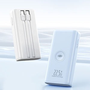 Batterie externe magnétique sans fil mini 10000 mAh avec écran LED portable et câbles intégrés, chargeur 20000 mAh - Product Image 1