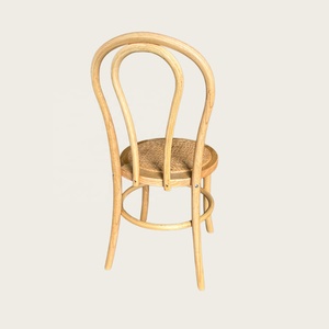 Sedia da pranzo classica n. 14 in legno curvato, sedie da bistrot e caffè in legno massello, sedia da ristorante vintage stile Thonet con schienale a lobo, all'ingrosso - Product Image 6