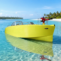 Yacht de sport électrique en aluminium de 6,6 m certifié CE, directement de l'usine, bateau sans pilote pour la pêche et les études hydrographiques, télécommandé