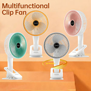 Ventilador multifuncional con clip, ventilador de escritorio recargable por USB, ventilador portátil de mano para montar en la pared, para dormitorios - Product Image 3