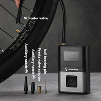 Electric High Pressure Air Pump 150PSI Digital Display Bicycle E-bike Car Ball Portable Inflator Auto-Stop LED Light