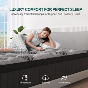 Hiện đại lai khách sạn Vua Kích thước Bonnell Túi bộ nhớ bọt nệm cho đồ nội thất nhà phòng ngủ bệnh viện căn hộ sử dụng đôi - Product Image 5