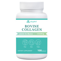 Complément de collagène personnalisé OEM pour soutenir l'immunité et l'énergie, capsules de collagène bovin hydrolysé de qualité alimentaire