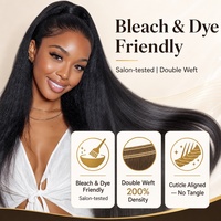 Perruque Lace Front en Cheveux Humains Remy Indiens Personnalisée en Usine, Longue, Densité 180%, Base en Dentelle, Couleur Naturelle, Effet Volumineux