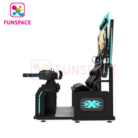 Parc d'attractions intérieur, centre de jeux d'arcade, machine de jeu VR, simulateur de tir au pistolet