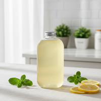 Bouteille de boisson PET transparente jetable pour jus, thé au lait, miel, 350 ml, 400 ml, créative, style célébrité en ligne, emballage plat
