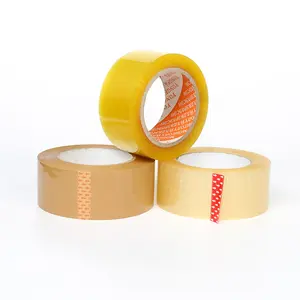 最受欢迎的透明黄色价格bopp自粘胶带涂层新技术热卖黄金供应商