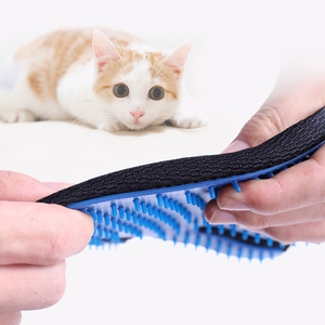 Resistente Silicone cane gatto Deshedding massaggio cane toelettatura guanti spazzola rimozione peli guanto per animali domestici - Product Image 5