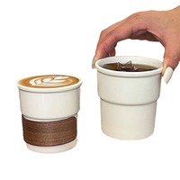Tasse en céramique portative multi-personnalisable de couleur et de motif d'usine d'OEM pour la vente en gros quotidienne de boissons