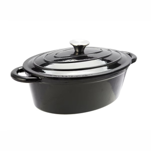 Nhà cookwaresets biểu tượng tùy chỉnh hình bầu dục gang <span class=keywords><strong>Cookware</strong></span> Set - Product Image 5
