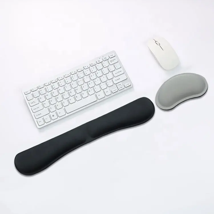 PU Leather Keyboard Wrist Rest Pad and Mouse Wrist Rest Support Mouse Pad Set