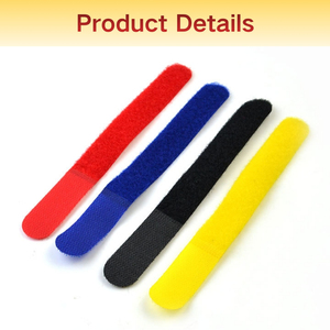 Accessoire d'usine : <span class=keywords><strong>Bande</strong></span> <span class=keywords><strong>auto</strong></span>-<span class=keywords><strong>agrippante</strong></span> <span class=keywords><strong>Velcro</strong></span> simple face, <span class=keywords><strong>auto</strong></span>-adhésive, écologique, en nylon, pour serre-câbles - Product Image 2