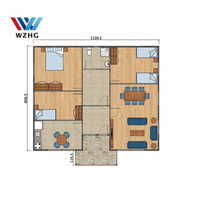 Maisons préfabriquées les moins chères Maisons préfabriquées préfabriquées Maisons modulaires Villa 3D Fabriquées en Chine