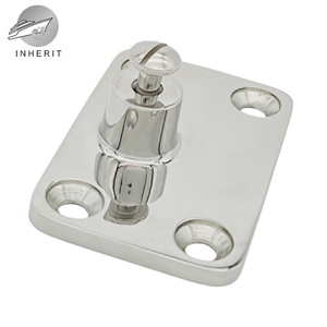 Charnière de pont en acier inoxydable 74x47x30mm à base carrée, quincaillerie marine, accessoire de bateau, pièce de rechange pour pare-soleil fixe - Product Image 4