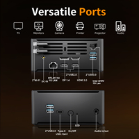 Mini Gaming PC Core I9 10980HK/10880H / I7 10750H / I5 10300H DDR4 M.2 SSD 2xRJ45 Lan Win11 Home Office Desktop Mini Computer