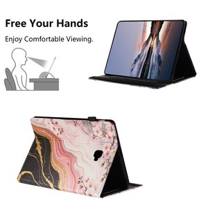 Étui pour tablette <span class=keywords><strong>Samsung</strong></span> <span class=keywords><strong>Galaxy</strong></span> <span class=keywords><strong>Tab</strong></span> S6 <span class=keywords><strong>Lite</strong></span> P610 P615 <span class=keywords><strong>A7</strong></span> <span class=keywords><strong>T500</strong></span> T505 T220 T225 2020, housse en cuir avec impression de motifs, veille/réveil automatique - Product Image 2
