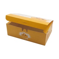 Forme de boîte personnalisée de haute qualité Impression de logo Emballage de poulet frit Boîte à emporter Boîte de papier d'emballage personnalisée