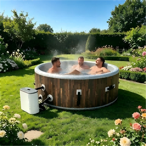 Nuova Vasca Idromassaggio Gonfiabile Rotonda Portatile 2026 con Pompa Riscaldante per Giardino/Cortile - Product Image 3
