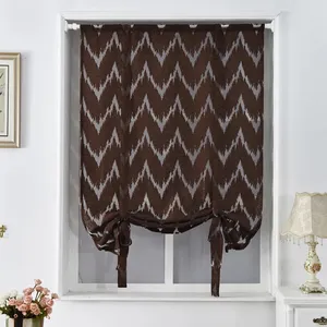 免费样品便宜窗帘在线独特的花式涤纶提花薄纱透明窗帘