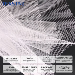 <span class=keywords><strong>Prix</strong></span> d'usine Tissu maille tricotée hexagonale souple et résistante pour robes de mariée, robes de bal et jupes - Product Image 2