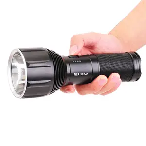 Saint Torch 11 ultra bright 3500 lumen big flashlight IPX7 multifunctional powerbank 4x2600mAh search & rescue light