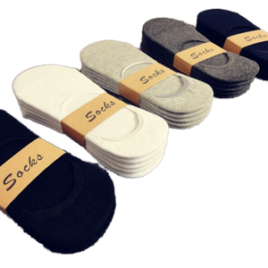 Calcetines Invisibles para Hombre Hechos en Taiwán, Mezcla de Spandex, Nailon y Algodón, Secado Rápido, Casuales y Formales - Product Image 1