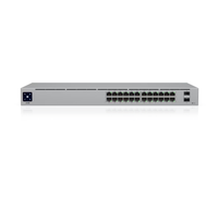 UniFi USW-24-POE (95W) Commutateur PoE+ géré Gigabit Ethernet 24 ports couche 2 avec débit de 26 Gbit/s pour VoIP, vidéosurveillance et points d'accès sans fil