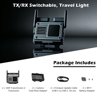 Émetteur vidéo sans fil DJ SDR Transmission 2 TX/RX commutable, 4K 60fps HDR 10 bits, portée 4 km, pour transmission d'images de tournage