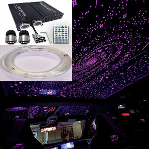 알루미늄 바디 APP 원격 제어 듀얼 컨트롤 자동차 스타 스카이 탑 광학 램프 16W 깜박이는 자동차 LED 광섬유 램프 - Product Image 5