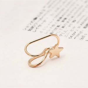 Orecchini Pendenti Boho di Lusso Fatti a Mano, di Tendenza, con Cuore, Strass e Luna, Carini, Religiosi, Vendita Calda all'Ingrosso per Ragazze e Donne - Product Image 1