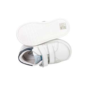 Baskets pour enfants Balducci, blanches et bleues, hauteur de talon 25 cm, chaussures tendance en toile - Product Image 6