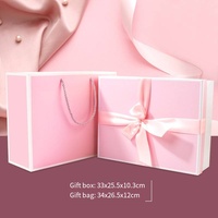 Nouvel ensemble de cadeaux promotionnels romantiques et créatifs, exquis, bleu/rose, avec tasse isotherme 520, cuillère, ventilateur et petit bouquet – Logo personnalisé pour