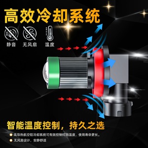 Ampoules de phares Led H11 avec lentille, feux antibrouillard focalisés à haute luminosité pour voitures, modèle T5 en alliage d'aluminium - Product Image 3