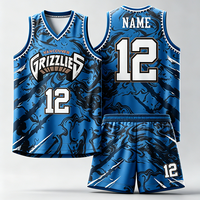 Ensemble d'uniformes de basket-ball personnalisés par sublimation, maillots et shorts, tenue d'équipe de basket-ball