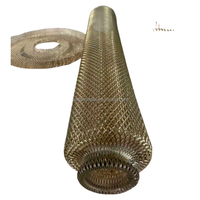 Malla de Latón para Protección Contra Ondas Electromagnéticas, Aleación de Cobre y Zinc H62 H65 H60, con Diamantes de Latón