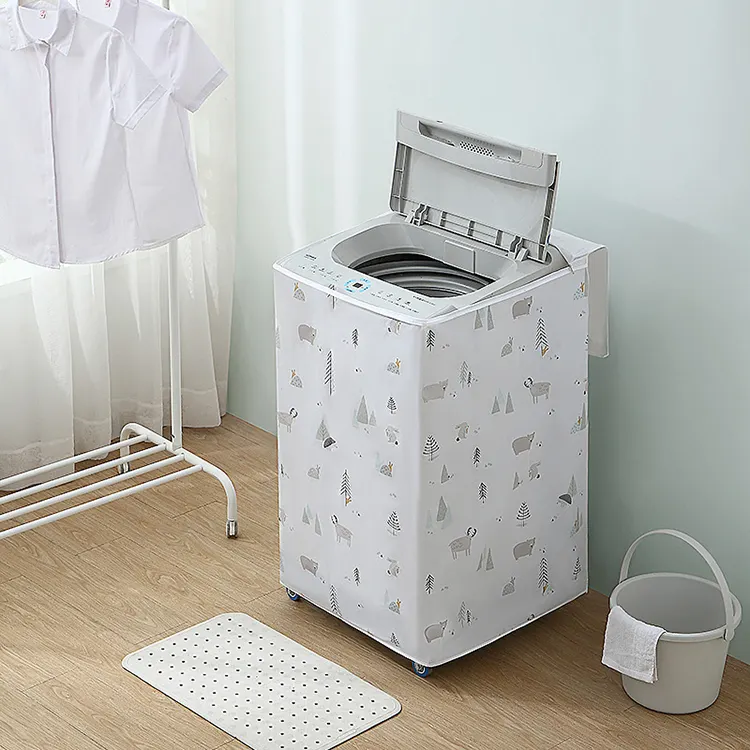 Online Topseller Huishoudelijke Waterdichte Wasmachine Hoes Verdikte Stofkap Huishoudelijke Automatische Trommel Wasmachine Hoes