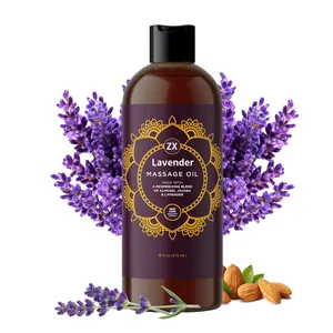 Aromatherapy Sensual Massage Oil for Couples Relaxing Full Body Massage Oil Sweet Almond Oil for Date Night Vegan Lavender