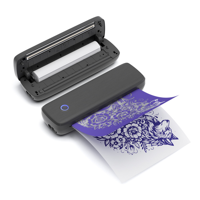 A4 Tattoo Thermal Transfer Machine Portable Tattoo Stencil Printer Machine Bluetooth Compatible Android IOS Window
