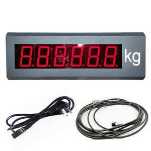 Báscula de camiones Veidt con pantalla inalámbrica grande de 5 pulgadas, repetidor de peso de alto brillo RS485 YHL-5 - Product Image 1