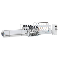 Machine de fraisage CNC à huit axes double face horizontale automatique haute efficacité pour la sculpture de meubles en bois massif et le ponçage