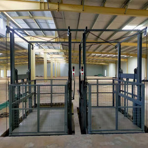 Riel de plomo de cadena hidráulica de servicio pesado, elevador de carga barato de 2 pisos eléctrico pequeño usado - Product Image 4