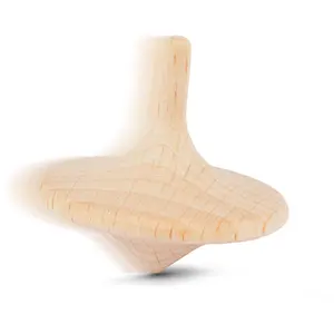 Toupie en bois FSC, gadgets écologiques - Product Image 2