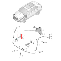 Convient à Bentley Bentayga Nouveau Buse de lave-phare avant droit de haute qualité OEM 36A955102B