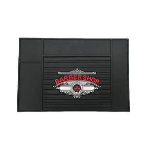 Branded <b>Silicone</b> PVC Barber Tool Mat Rubber Salon Workstation <b>Pad</b> Non Slip Heat Resistant Clipper Mat Styling Tool Mat - Product Image 4