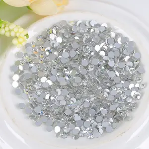 Top Clear Ab Crystal Non Hot Fix Rhinestone Glass Strass Glue On Rhinestones For Nail Art And Garment