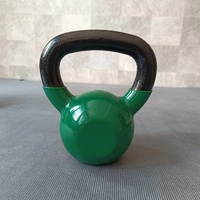 Moules de Kettlebells en fonte de haute qualité, écologiques et durables, 12 kg / 16 kg, Kettlebells de fitness colorés en gros