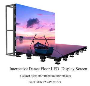 Mur vidéo LED couleur interactive, dalle d'écran 8K lisible en plein soleil pour exposition, musée, centre commercial, scène de mariage - Product Image 1